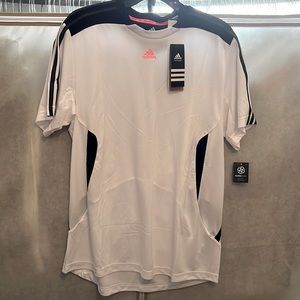 Adidas clima cool men’s white and black shirt